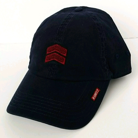 A. KURTZ Infantry Blue Chevron Baseball Cap OSFA - Picture 2 of 16